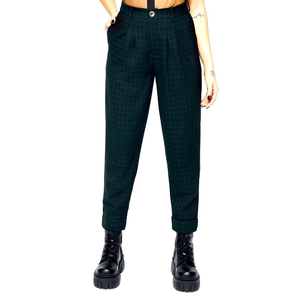 Talbots Petites Southampton Plaid Straight Leg Pants